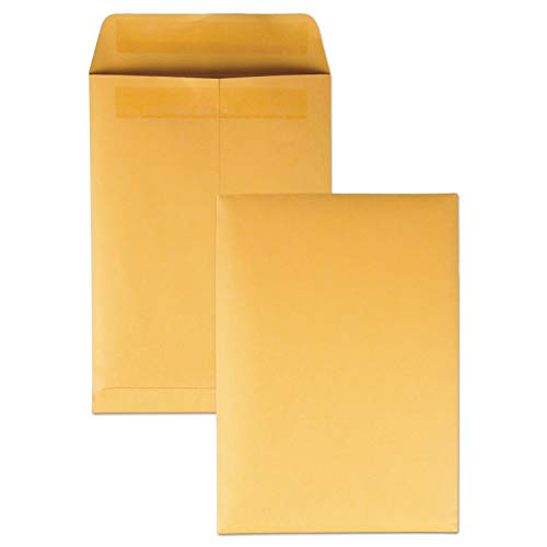 Quality Park Redi-Seal Catalog Envelope, 7 1/2 x 10 1/2, Light Brown, 250/Box