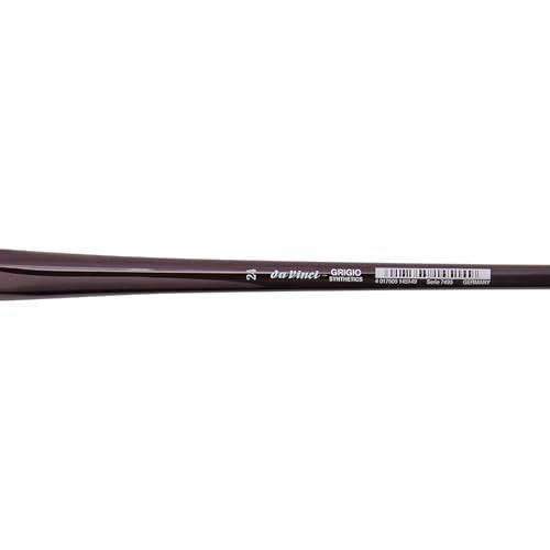 da Vinci Oil & Acrylic Series 7495 Grigio Paint Brush, Filbert Synthetic with Bordeaux Ergonomic Handle, Size 24