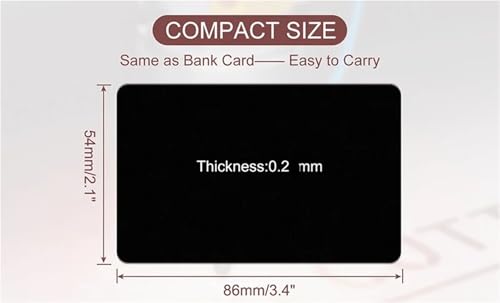 150pcs Blank Metal Business Cards, Aluminum for Custom DIY Engraving