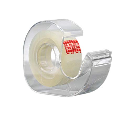 WOD OST20D Office Tape Clear Refill Rolls and Refillable Dispenser - 3/4 inch x 800 inches (96-Pack) for Craft Jobs, Office Work, Gift Wrapping, Repairing, and Envelope Sealing