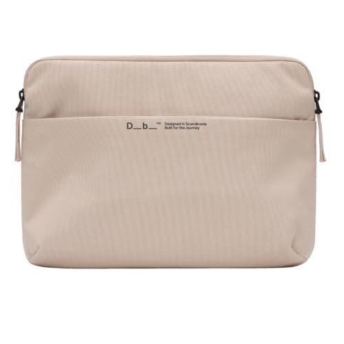 Db Journey Ramverk Laptop Sleeve - 16" Laptop Case for Travel, Lightweight & Durable, Computer Carrying Bag, Concealed Passport Storage, Compatible with MacBook Pro - Fogbow Beige