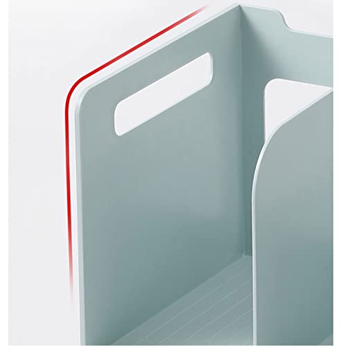 Book Shelf Bookcase Storage Display Bookshelf Desktop Bookshelf Storage Rack With 2 Drawers Office Storage Rack Two Layers Thickened To Accommodate Multiple Books for CDs/Movies/Books/Display Shelves