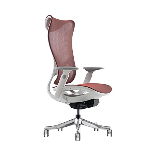 Ergonomic Mesh Office Chair High Back Table and Chair with Adjustable Armrest Rotating Computer Work Chair with Lumbar Support