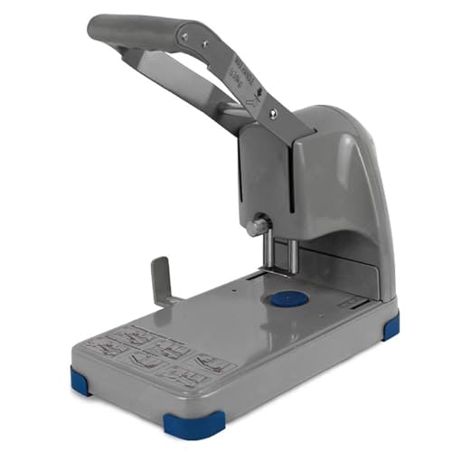 Acivirdde Heavy-Duty Single-Hole Punch with Extendable Ruler, Punching Thickness Up to 30mm, Suitable for Paper and Plastic Binding. (6mm)