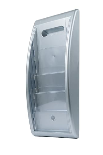Fast Paper 710793 Quick Fit Literature Holder Wall-Mount 5 x 1/3xA4 Pocket W181xD95xH650mm Aluminium Ref 4062.35