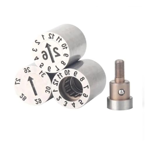 2PCS/5PCS Injection Mold Changeable Core Date Stamps Date Marked Pins Date Code Inserts(Blank,2pcs 20x16mm)