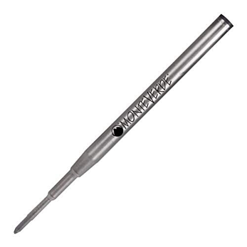 Monteverde USA Soft Roll Ballpoint Refill To Fit Montblanc Pens - Blue/Black (50 Pack) (M134BK)