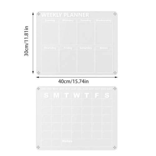 Magnetic Weekly Calendar Planner Whiteboard Calendar