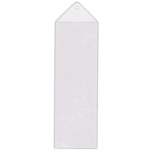 StoreSMART - Bookmark Covers/Holders with Tassle Hole - Clear Plastic - 500-Pack - Made in USA - BMKCRFT2-500