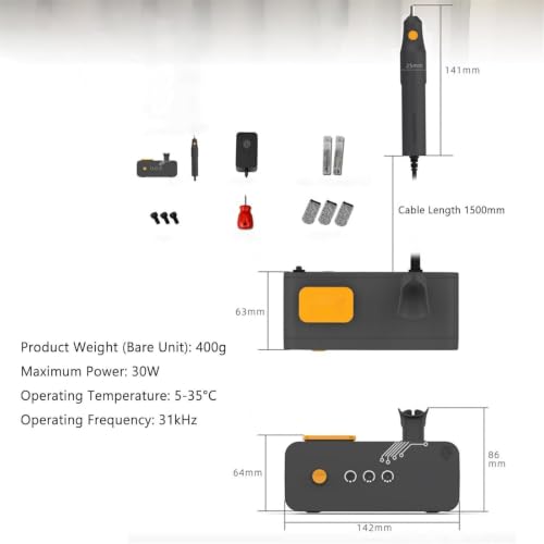 Portable Ultrasonic Cutting Knife with 25 Replacement Blades