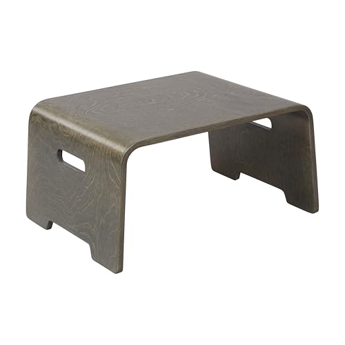 ECR4Kids Bentwood Lap Desk Activity Table with Handles, Montessori Furniture, Grey Wash