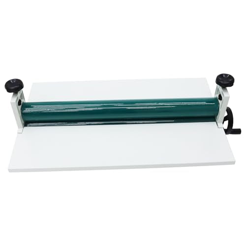 Yokoma Manual 29.5 Inch Cold Laminating Machine - All Metal Desktop Cold Laminator with Adjustable Pressure & Foldable Table, Rubber Roller for Photos, Posters, Books, Artwork (Max Thickness 0.4in)