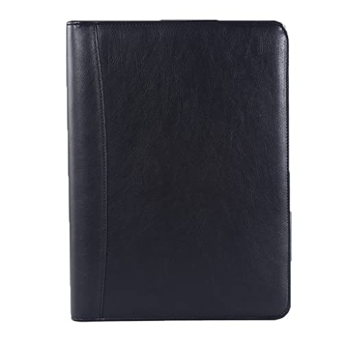 A4 File Folder Document Organizer Spiral 4 Ring Binder Manager Briefcase Office Portfolio Bag Clip (Color : As Shown, Size : One Size) (As Shown One Size)