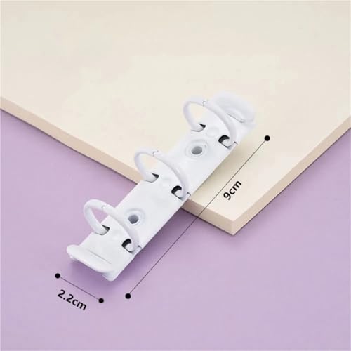 Ring Binder Mechanism 16 Pack Rings Clip A8 Paper Diary Multicolor