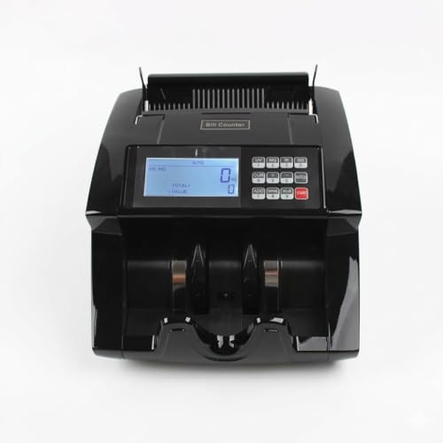 VORNIC Counterfeit Money Detector Machine - Professional Bill Counting Machine with Fake Note Detector, UV Light Ultraviolet Fake Money Detector and Cash Counting Machine for Business