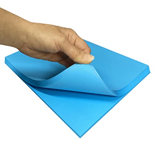 uBoxes Bond Paper, Letter Sized, 100 per Pack, 15 Packs per Box, Blue