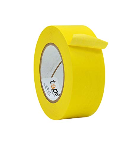 WOD CFTC6 Console Artist Tape Made in USA Yellow, 6 inch x 60 yds. Flatback Paper Marking/Labeling Tape Residue Free, for Watercolor Paper to Prevent Tearing