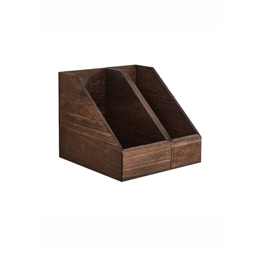 GMWXJKKL Desk File Organizer Magazine Rack - Set of 2 Holders Perfect for Storing Folders, Documents