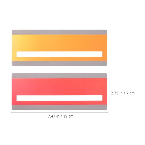 Guided Reading Strips 100 PCS Reading Guide Strips Lightweight Strip for Books Improve Efficiency Colorful Tool for Students