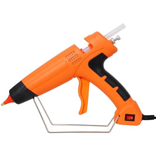 KEIKI 550W Hot Glue Gun with 4 Replacement Nozzles & 24 Glue Sticks, Heavy Duty Thermo Glue Gun for DIY Crafts, Home Repair, Wood, Metal