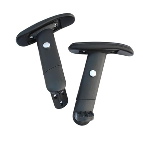 ZMZZVNTFR Adjustable Plastic Chair Armrests, Swivel & Lifting Arm Pads for Office & Gaming Chair Replacements(F 2pcs)