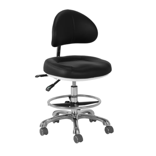 Ergonomic Drafting Chair with Backrest & Foot Rest – Swivel Tall Office