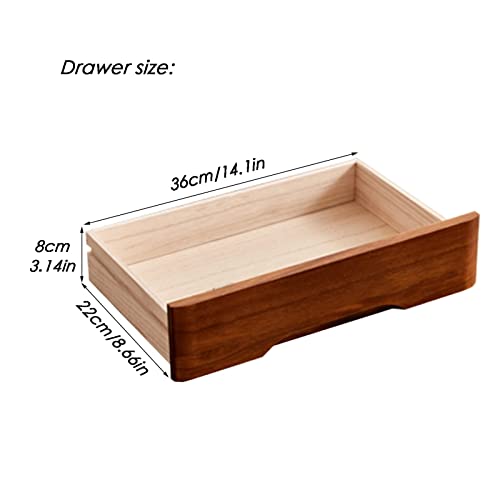 EliteBloom Drawer Type Multi Layer A4 Flat File Cabinet - Office Supplies Storage Organizer, Wooden File Cabinet/Desktop Storage Cabinet/Data Cabinet, 1/2/3/4 Tier with Lock,1 Layer