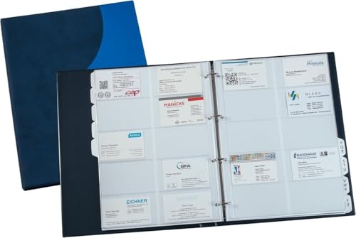 Business Cards In The Paper Format DIN A4 Including Tab for 400 Cards, VE 1 pcs