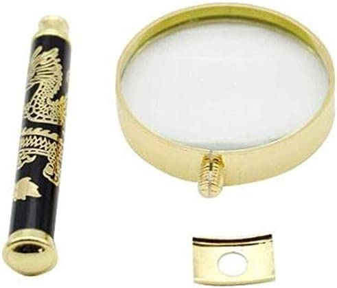 Screen Magnifier Magnifying Glass, Vintage Magnifying Glass to Read, Hand-held Magnifying Glass Magnifier with LED Light Double The Comfort
