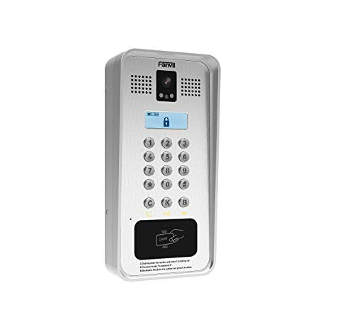 Fanvil i33V Video Door Phone, 2 SIP Lines, LCD Display, IP65 Outdoor Rated
