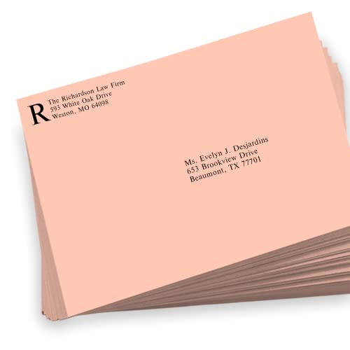 LUXPaper 9 x 12 Booklet Envelopes | Blush Pink | 80lb. Text | 250 Qty