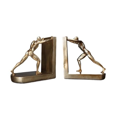 Book Organizer Heavy Duty Bookends Humanoid for Office Llibrary School Decorative