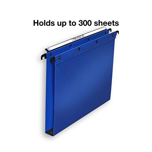 Elba L380232 Loblique Vertical Suspension File Foolscap Blue