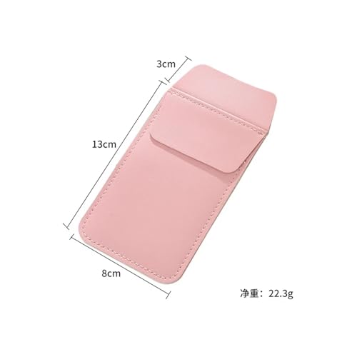 bogniga pocket protector 12pcs PU Leather Pencil Bag Gel Ink Pen Holder For Doctor Nurse Teachers Leak-proof Pens Organizer Storage Case Pocket(Green)