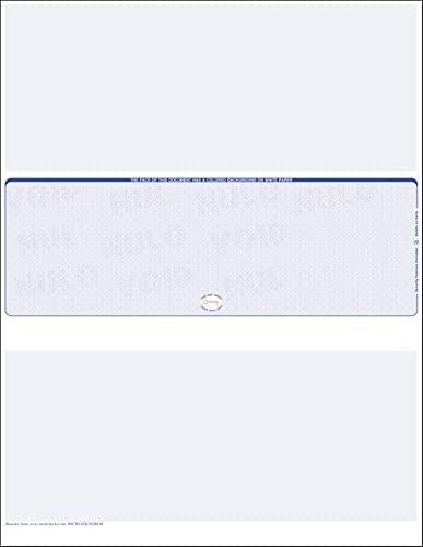 1000 Middle Blue Scallop Void Blank Laser Check Stock