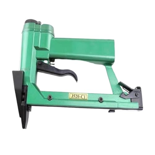 Professional Heavy Duty Stapler Pneumatic Staples Gun Air Stapler for Photo Frame Slice Nails Picture Frame Back Plate Fixing Tool J520-C1