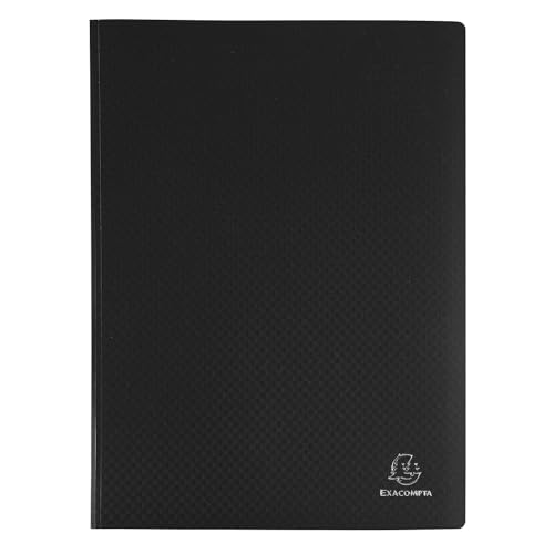 Exacompta Soft PP Welded Display Book, A4, 50 Pockets - Assorted Colours, Pack of 12