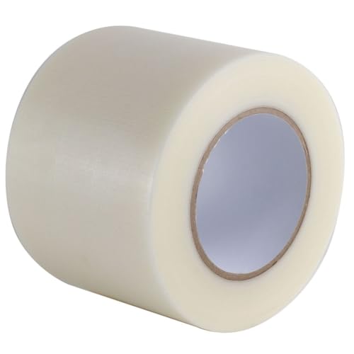 GTSE Wide Duct Tape, Clear, 4 Inches x 55 Yards (164 ft), Heavy Duty, Waterproof Repair Tape for Indoor or Outdoor Use, 12 Rolls