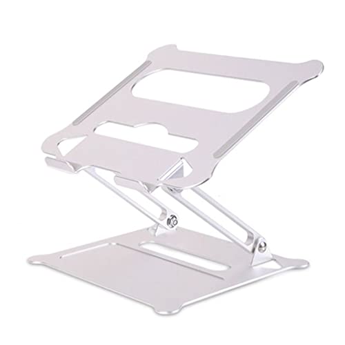 QERTYHJK Laptop Stand Aluminium Adjustable Portable Table Vertical Foldable Flexible Holder