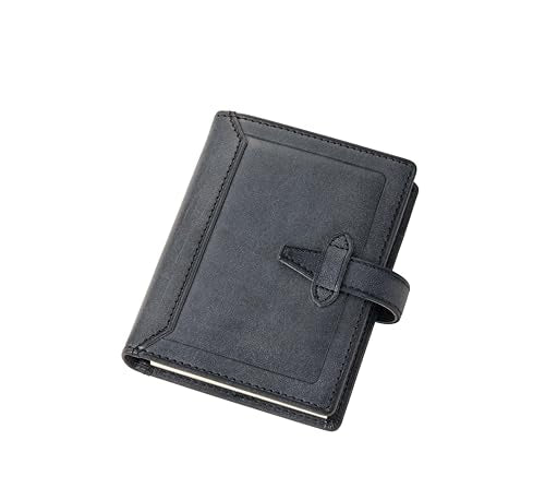 Raymay Fujii DM1371B Da Vinci Roma Mini Memo Holder Genuine Leather A7 Black