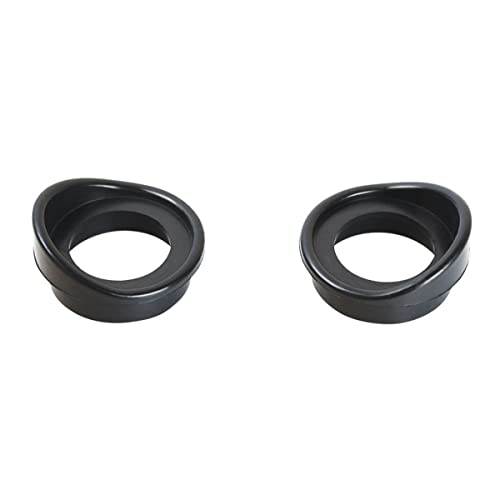 ZTBH Microscope Accessories Kit 2pcs 28mm Rubber Eyecups for Stereo Microscope Eyepiece Microscope Slides