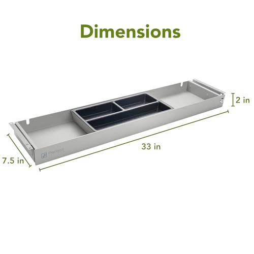 Perfect POSTURE Standing Desk Drawer & Organizer 7.5" x 34.5" Desk Storage