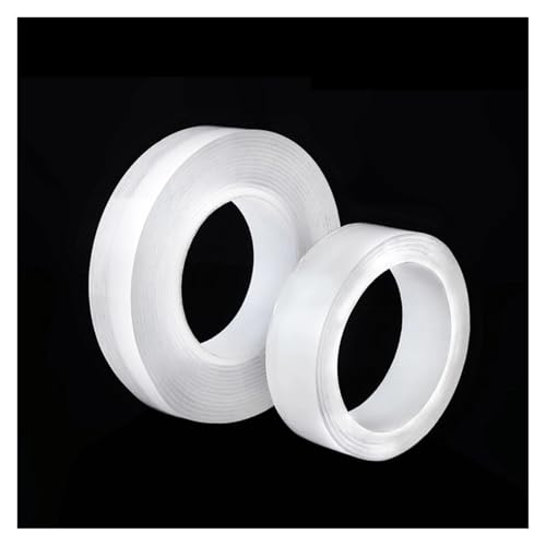 30mm 50mm Tape Double Sided Transparent NoTrace Reusable Adhesive Cleanable Home(2mm,50mm)