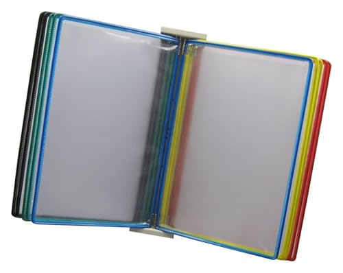 CSNBDMBBSH Desk Reference Organizer, Wall Mount Reference Organizer - Catalog Display Rack, Poster Flip Book Display, Desktop Menu(Colorful Color)