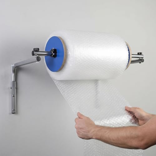 Wall Mount Bubble Wrap Dispenser, Heavy Duty Foam Wrap Roll Holder