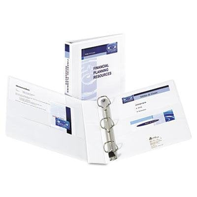 Avery Extra-Wide Heavy-Duty View Binder W/One Touch Ezd Rings, 1-1/2" Capacity, White, 3 CT