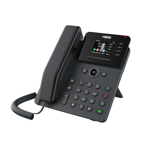 Fanvil V61G Prime Business Phone 2.4-inch (320x240) high-Definition Color Screen, Supports 4 SIP Lines, and Allows for a 6-Way Audio conferenc