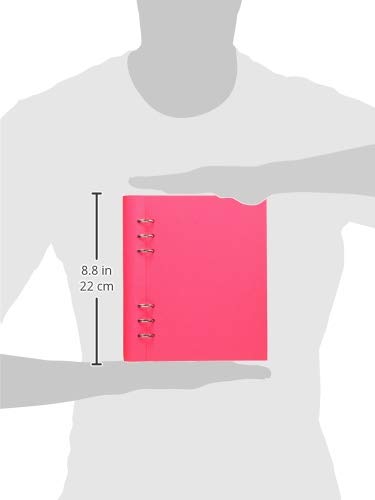 Filofax Clipbook Saffiano DIN A5 145003 Fluorescent Pink