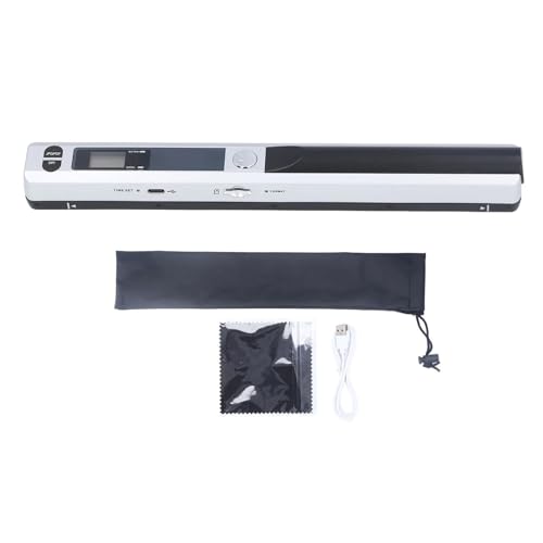 Handheld Document Scanner Portable PDF and JPG HD Scanning USB 2.0 8.27 Inch with CD for Pictures(6.4mm -1)