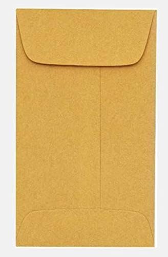 Limited Papers Coin and Small Parts Open End Envelopes - BrownKraft (#1 Coin Envelope (2-1/4" x 3-1/2"), 500)